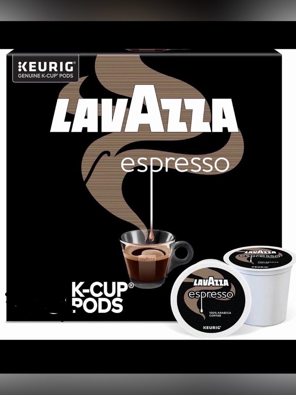 Lavazza Espresso Medium Roast Coffee K-Cup Pods 80 Count